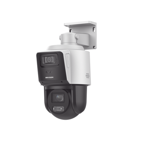 [TandemVu] PTZ IP 4 Megapixel con Cámara Panorámica 4 Megapixel / 4X Zoom / Dual Light (40 mts IR + 30 mts Luz Blanca) /
