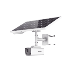 Kit Solar IP All in One / Cámara Bala ColorVu 4 Megapixel / Lente 4 mm / Panel Solar / Batería de Respaldo de Litio 23.2