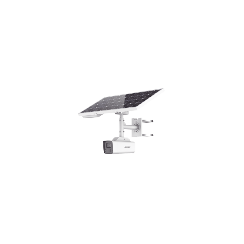 Kit Solar IP All in One / Cámara Bala ColorVu 4 Megapixel / Lente 4 mm / Panel Solar / Batería de Respaldo de Litio 23.2