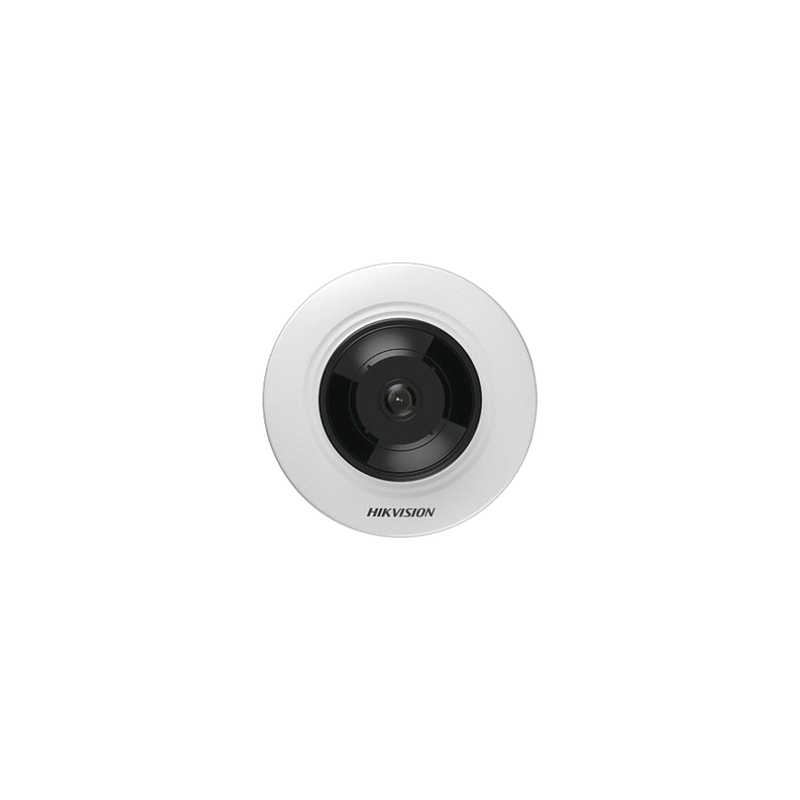 Mini Fisheye IP 5 Megapixel / Panorámica 180° - 360° / Microfono Integrado / 8 mts IR / Uso en Interior / PoE / Múltiple