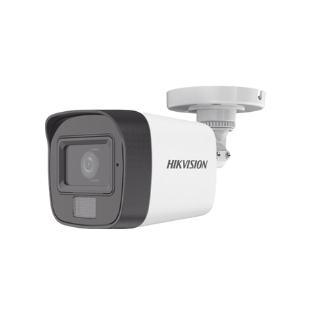 [Dual Light + ColorVu] Bala TURBOHD 2 Megapixel (1080p) / Lente 2.8 mm / 30 mts IR EXIR + 20 mts Luz Blanca / Micrófono 