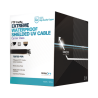 Cable UTP Categoría 5e para Exterior / 24AWG 4 Pares / Conductor Cobre Desnudo / Cubierta LDPE Negra Resistente a Rayos 