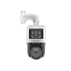 [TandemVu] PTZ IP 4 Megapixel con Cámara Panoramica 6 Megapixel / 25X Zoom / 100 mts IR / IP66  / WDR / PoE+ / Entrada-S