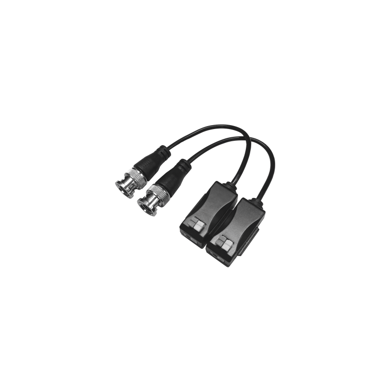 Kit de Transceptores (Baluns) con Terminal PUSH SUPERIOR PIG TAIL en ambos conectores, Resolución 4K , Cable flexible CO