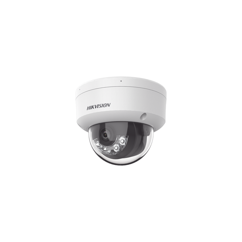 [Dual Light] Domo IP 2 Megapixel / Lente 2.8 mm / 30 mts IR + 30 mts Luz Blanca / Micrófono Integrado / Antivandálico IK