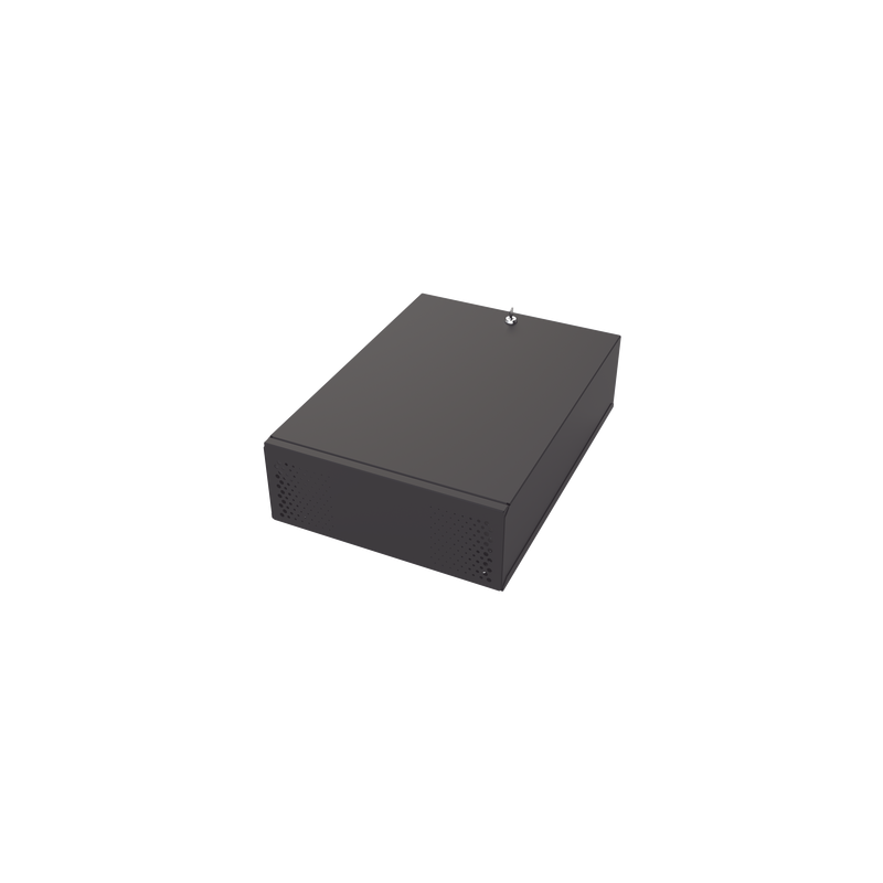 Gabinete Metálico para DVR/NVR con Chapa y llave. 