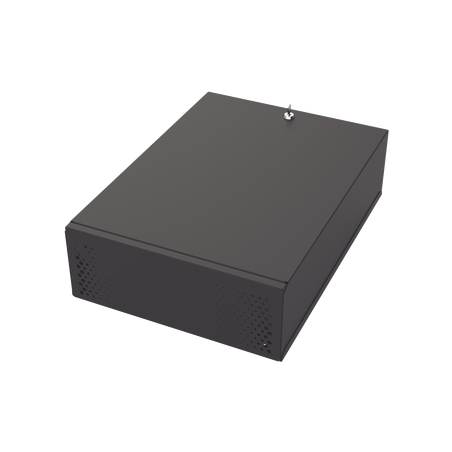 Gabinete Metálico para DVR/NVR con Chapa y llave. 
