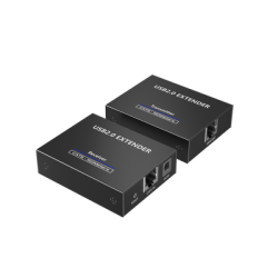 Kit EXTENSOR USB 2.0 de 4 Puertos para Distancias de Hasta  150 m | Soporta USB 2.0, USB 1.1 y USB 1.0 | UTP Cat 5e/6/6a