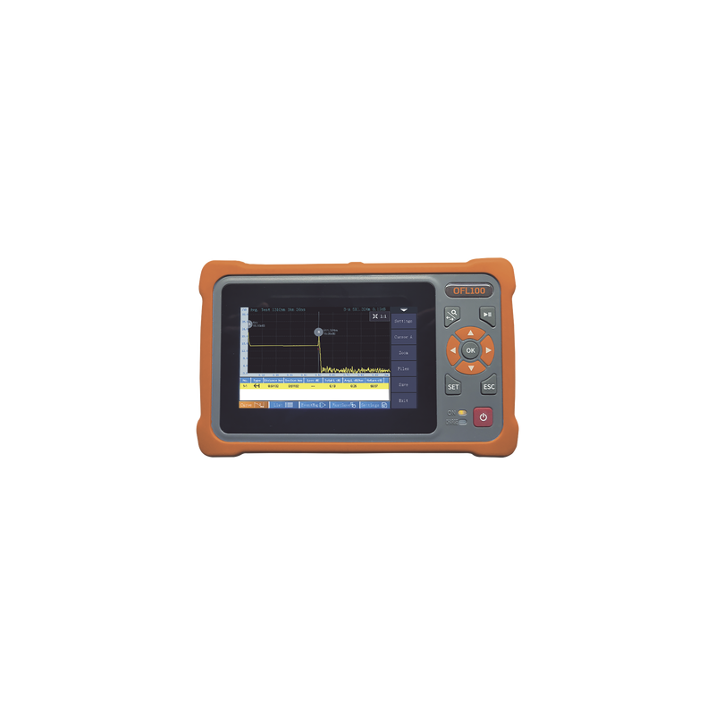 OTDR Monomodo para Pruebas en Enlaces de Fibra Óptica, Longitudes de Onda 1310 y 1550 nm, Entrada SC/APC