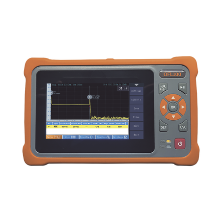 OTDR Monomodo para Pruebas en Enlaces de Fibra Óptica, Longitudes de Onda 1310 y 1550 nm, Entrada SC/APC