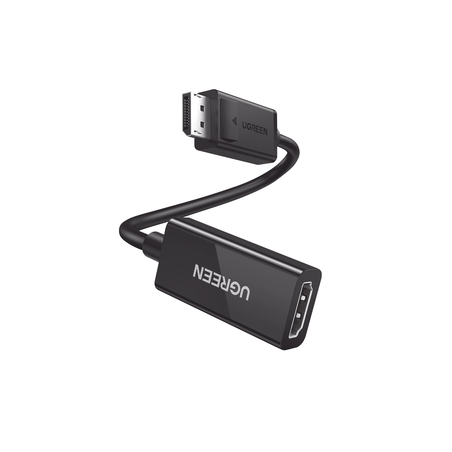 Convertidor DisplayPort a HDMI 4K@60Hz | 3D | HDR | Blindaje Interno | Botón Liberador | Largo 25 cm (9.84 Pulgadas) | C