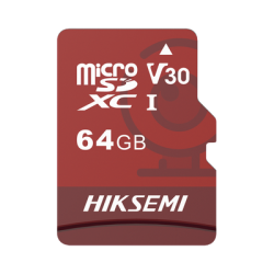 Memoria microSD / Clase 10 de 64GB / Especializada Para Videovigilancia (Uso 24/7) / Compatibles con cámaras HIKVISION y