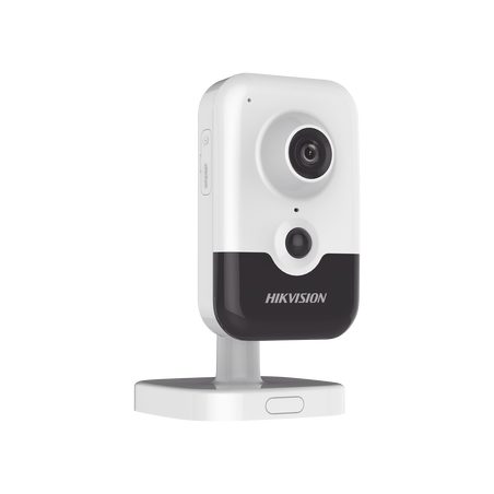 Cubo IP 4 Megapixel / Serie PRO / Lente 2.8 mm / 10 mts IR EXIR / PoE / Sensor PIR / H.265+ / Interior / Audio de Dos Ví