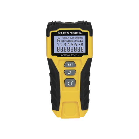 Tester  de Cable LAN Scout™ Jr. 2/ Para: Prueba aprobada/ Error de Cableado/ Falla de Circuito Abierto o Cortocircuito/ 