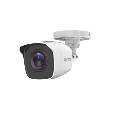 Bala TURBOHD 2 Megapíxeles (1080p) / Gran Angular 103° / Lente 2.8 mm / IR EXIR Inteligente 20 mts / Exterior IP66 / dWD