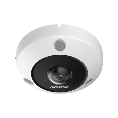 Fisheye IP 6 Megapixel / 180° - 360° / Dewarping / Heat Map / HEOP 2.0 / Conteo de Personas / IP67 / IK10 / 15 mts IR / 