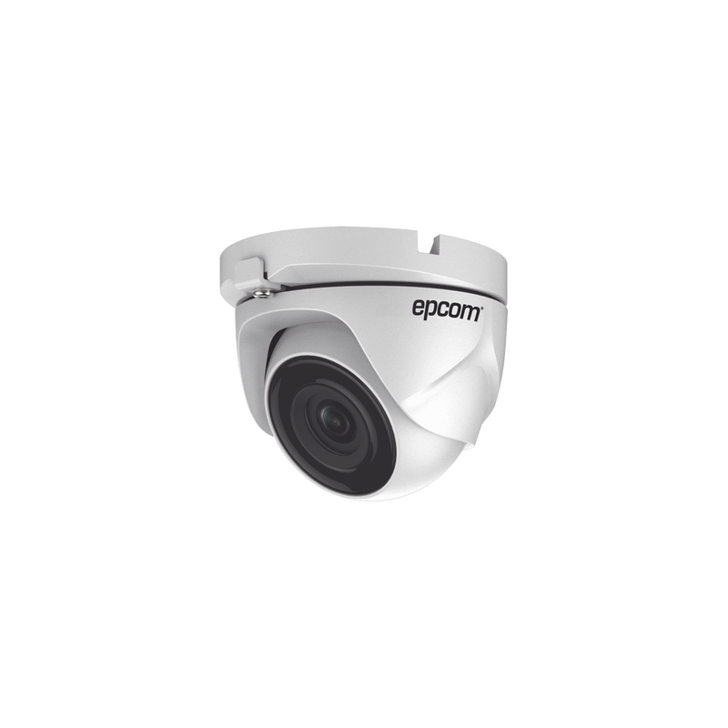 Turret TURBOHD 2 Megapixel (1080p) / METÁLICA / Gran Angular 103° / Lente 2.8 mm / IR EXIR 20 Mts / Exterior IP66 / TVI-