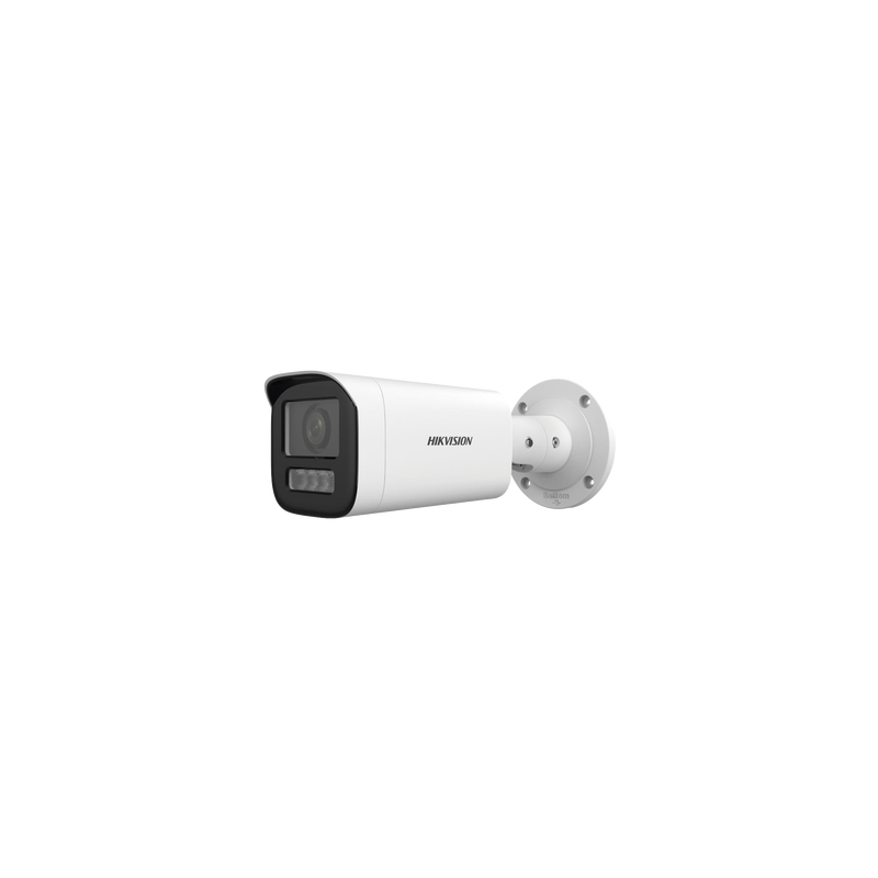 Bala IP 4 Megapíxel / Lente Motorizado 2.8 a 12 mm / Dual Light (50 mts IR + 50 mts Luz Blanca) / ACUSENSE Lite / Microf