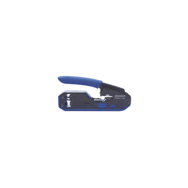 Pinza SLIM para Corte y Terminado de Plugs RJ45/RJ11, Acero al Carbón y Mango Ergonómico.
