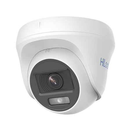 Turret TURBOHD 1080p / Imagen a Color 24/7 / Lente 2.8 mm / ColorVu Lite / Luz Blanca 20 mts / Uso en Interior / Policar