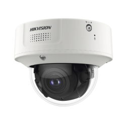 Domo IP 4 Megapixel / Lente Mot. 2.8 a 12 mm / 40 mts IR EXIR / IK10 / IP67 / H.265+ / WDR 140 dB / Captura Facial / Dee