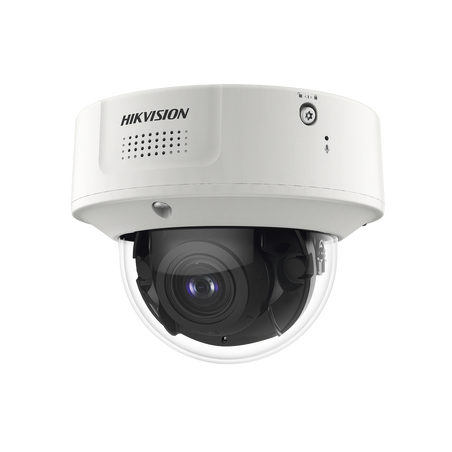 Domo IP 4 Megapixel / Lente Mot. 2.8 a 12 mm / 40 mts IR EXIR / IK10 / IP67 / H.265+ / WDR 140 dB / Captura Facial / Dee