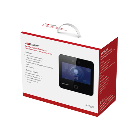 Kit de Control de Acceso TODO INCLUIDO con Lector de Rostros, QRs y Tarjetas / 1,500 rostros / Compatible con App HIKCon