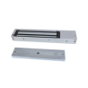 Chapa Magnética de 600 Lbs (272 Kg) / Montaje en Puerta Normal / Certificado CE /  Uso en Interior / Magnetismo Anti-res