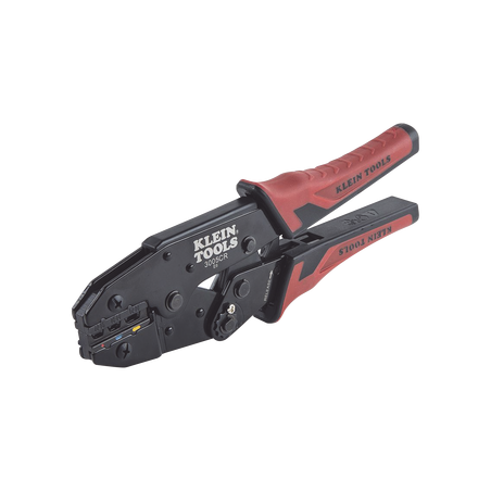 Pinza Ponchadora para Terminales con Aislamiento en Cable de Cobre Sólido y Trenzado de 10-22 AWG.