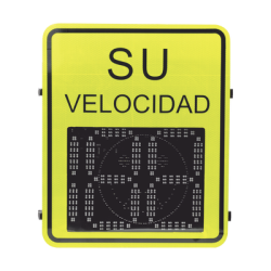 Radar Medidor de Velocidad de 3 Dígitos / Doble salida de Relevador / Tarjeta Micro SD / Puerto de red TCP IP / Detecció