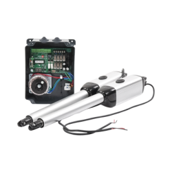 Kit de brazos para automatizar portones vehiculares abatibles de 2 hojas/ 3 Mts / 300 Kg / Uso solo residencial / Compat