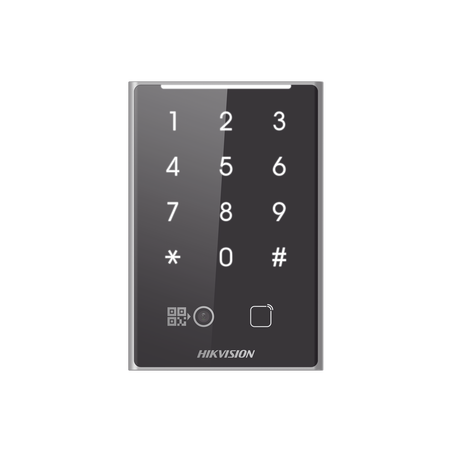 Lector de Tarjetas PROX EM y de Códigos QR / Teclado para Contraseña / Compatible con Controladores DSK2600 Series Hikvi