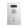 Video Intercomunicador IP, 2 líneas SIP, 2 relevadores con botón para llamada, Onvif, anti-vandálico, PoE, IP65 e IK10, 