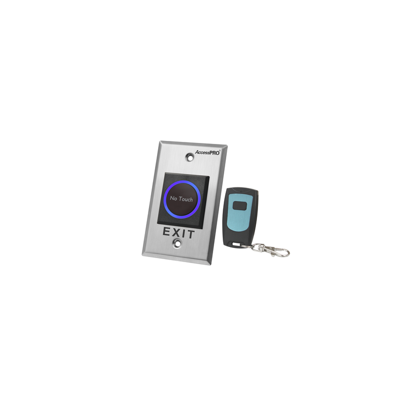 Botón de Salida sin Contacto con Control Remoto / Iluminación LED / Distancia de Detección Touch Ajustable