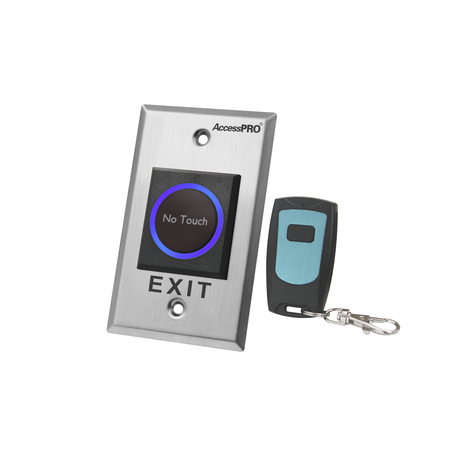 Botón de Salida sin Contacto con Control Remoto / Iluminación LED / Distancia de Detección Touch Ajustable