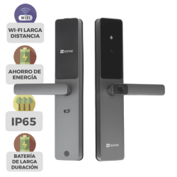 Cerradura Inteligente / Cerrojo Tipo Americano / Wi-Fi / Bluetooth  /  Códigos Temporales Para Visitantes / Lectura de H