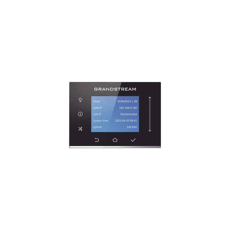 IP-PBX UCM6302A / 500 Usuarios / 75 Llamadas Simultáneas / 2 FXO + 2 FXS / 3 Puertos Gigabit PoE+ / Solución Híbrida On-