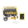Generador a Gasolina / Planta de Emergencia con Encendido Automático, 6.5KW, 220Vac 2 Fases, Jaula con Ruedas para Fácil