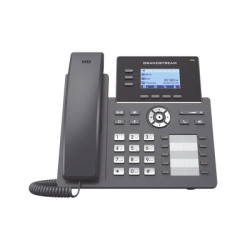 Teléfono IP Grado Operador, 3 líneas SIP con 6 cuentas, 10 botones BLF, puertos Gigabit PoE, codec Opus, IPV4/IPV6 con g