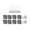 Kit IP 1080p (2 Megapixel) / NVR de 8 Canales con 8 Puertos PoE / 8 Cámaras IP Bala ColorVu Lite y Motion Detection 2.0 