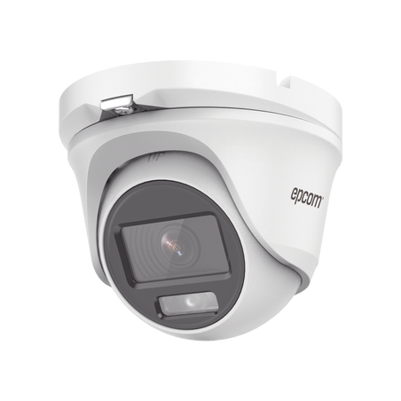 [ColorVu] Eyeball TURBOHD 2 Megapíxel (1080p) / Lente 2.8 mm / Microfono Integrado / Imagen a Color 24/7 / METAL / Luz B