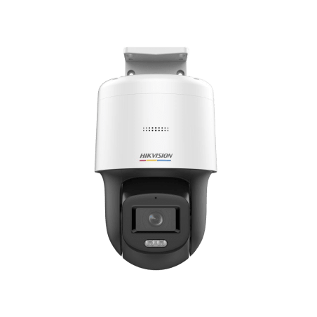 Domo PT IP 4 Megapixel / Lente 4 mm  / Luz Blanca 30 mts / dWDR  / PoE / IP66 / Micrófono y Bocina Interconstruido / Mic