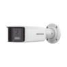 [FlexVu] [PROTECCIÓN ACTIVA] Bala IP Panorámica 4 Megapixel / 2 Lentes 2.8 mm (180°) / Imagen a Color 24/7 (ColorVu) / P