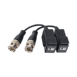 Kit de Transceptores (Baluns) con Terminal PUSH SUPERIOR, Resolución 4K , Cable flexible COAXIAL Blindado / COAXITRON / 