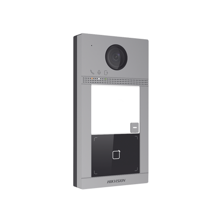 Videoportero IP 2 Megapixel / Llamada y Apertura Remota desde App Hik-Connect / PoE / Exterior IP65 + Antivandalico IK08