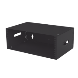 Gabinete para Montaje en Pared liviano, 4 Unidades de rack, Profundidad máxima de trabajo 250 mm, Se envía el Gabinete A