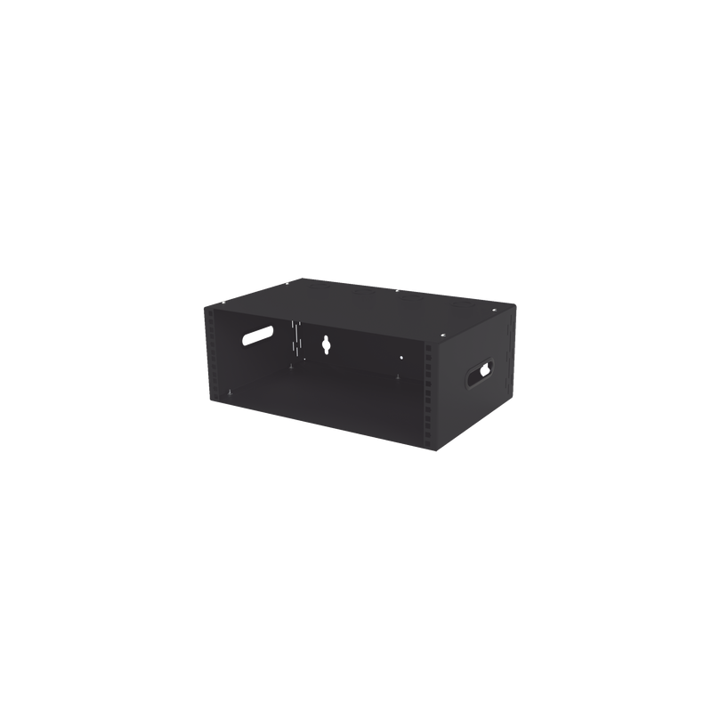 Gabinete para Montaje en Pared liviano, 4 Unidades de rack, Profundidad máxima de trabajo 250 mm, Se envía el Gabinete A