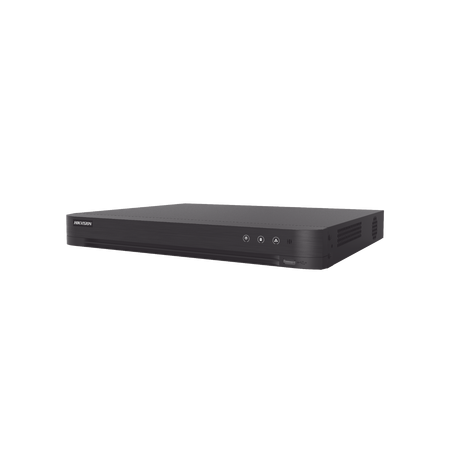 DVR 32 Canales TurboHD + 2 Canales IP / 2 Megapixel (1080p) Lite / Acusense (Evita Falsas Alarmas) / Audio por Coaxitron