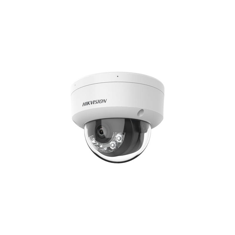 Domo IP 4 Megapixel / Lente 2.8 mm / Dual Light (30 mts IR + 30 mts Luz Blanca) / Micrófono Integrado / Antivandálico IK