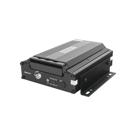 DVR Móvil / Multiplataforma / 4 Canales AHD 2 Megapixel / Almacenamiento en HDD / H.265 / Chip IA Embebido / Soporta 4G 